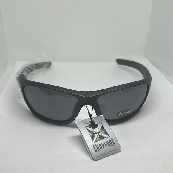 Choppers Biker Mens Mirrored Sunglasses - Picture 3 of 3